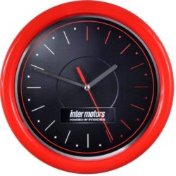Promotional wall clock 501 red, 25 cm